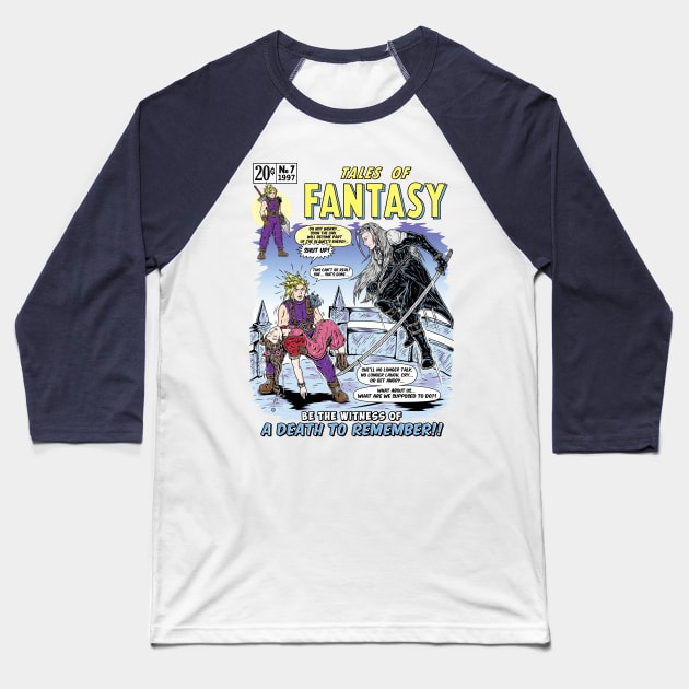 TALES OF FANTASY 7 Baseball T-Shirt by Firebrander